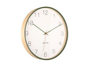 Wall Clock Joy Green