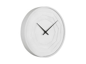 Wall Clock Layered Origami White