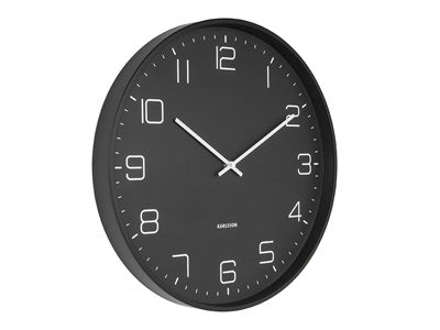 Wall Clock Lofty zwart