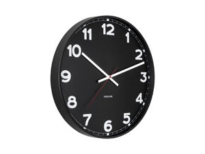 Wall Clock New Classic Medium Black