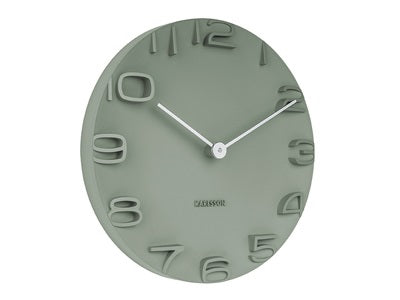 Wall Clock On The Edge green