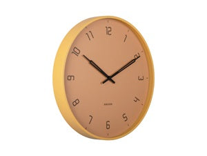 Wall Clock Stark Yellow