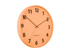 Wall Clock Summertime Orange