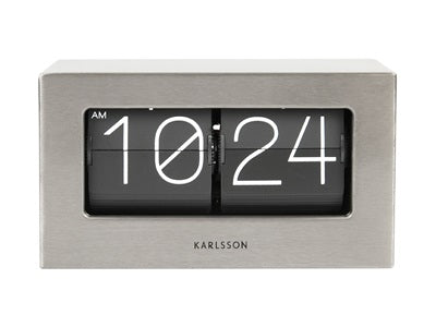 Wall/Table Clock Boxed Flip ST