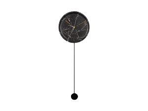 Wall clock Pendule Longue Black