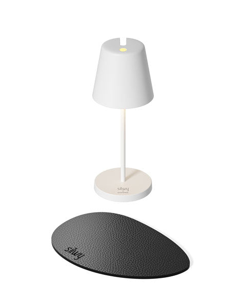 Silwy x Sompex | Tafellamp PORTOFINO | wit | oplaadbare tafellamp | Magnetisch | Ideaal voor camping of boot (Tafellamp)